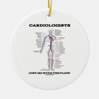 Adorno De Cerámica Los cardiólogos apenas van con el flujo