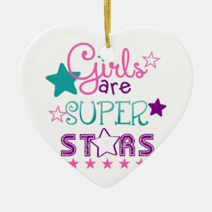 Adorno De Cerámica Los chicas son superestrellas