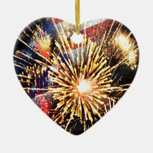 Adorno De Cerámica Los E.E.U.U. señalan por medio de una bandera y