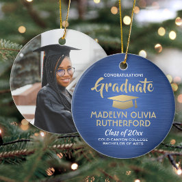 Adorno De Cerámica Los felicitadores por la graduación fotográfica se