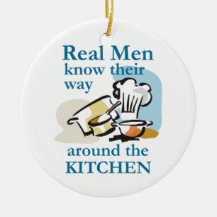 Adorno De Cerámica Los hombres reales saben