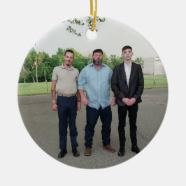 Adorno De Cerámica Los Huntley Men , 2 generaciones