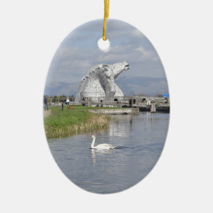 Adorno De Cerámica los Kelpies, parque de la hélice, Falkirk