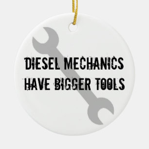 Adorno De Cerámica ¡Los mecánicos de Diesal tienen herramientas má