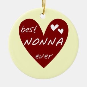 Adorno De Cerámica Los mejores regalos de las camisetas de Nonna del