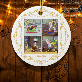 Adorno De Cerámica Los navidades Llegan Pero Una Vez Al Año