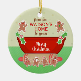 Adorno De Cerámica Los navidades quieren que el Personalizado de vaca