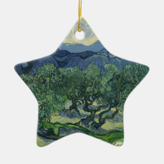 Adorno De Cerámica Los Olivos - Van Gogh