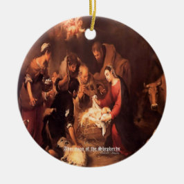 Adorno De Cerámica Los Pastores de Natividad de la Escritura de 1668