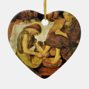 Adorno De Cerámica Los pies del discípulo de Jesús