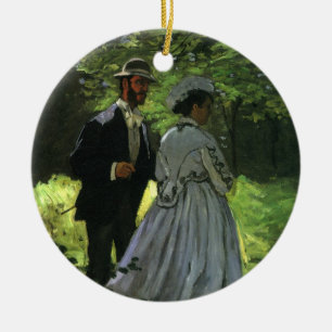 Adorno De Cerámica Los Promenadores (Los Paseantes) de Claude Monet