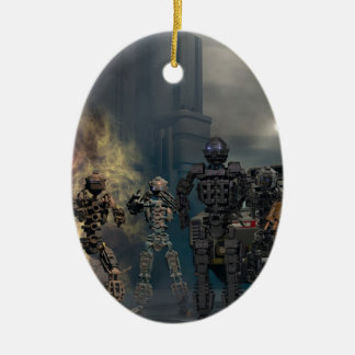 Adorno De Cerámica los siete robots gloriosos b