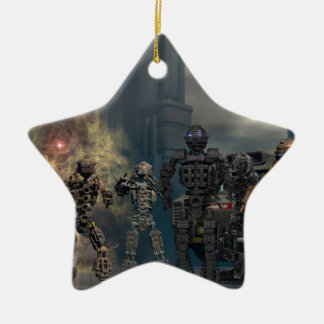 Adorno De Cerámica los siete robots gloriosos b