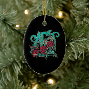 Adorno De Cerámica Los tatuajes de artistas del tatuaje son gráficos