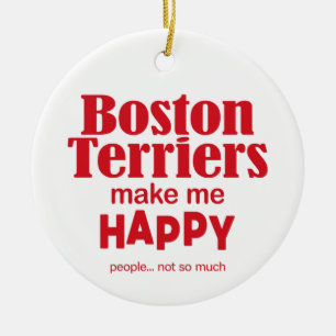 Adorno De Cerámica Los Territorios De Boston Me Hacen Feliz