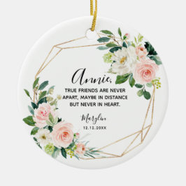 Adorno De Cerámica Los verdaderos amigos personalizados nunca están l