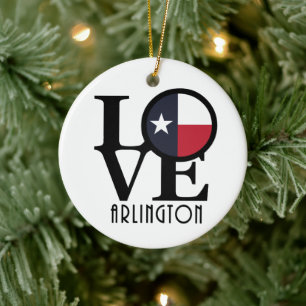 Adorno De Cerámica LOVE arlington Texas
