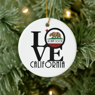 Adorno De Cerámica LOVE Bonny Doon California