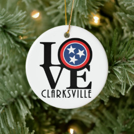 Adorno De Cerámica LOVE Clcarksville TN