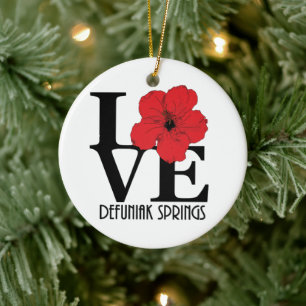 Adorno De Cerámica LOVE DeFuniak Springs