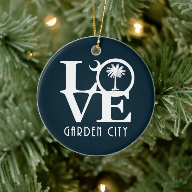 Adorno De Cerámica LOVE Garden City South Carolina (Árbol)