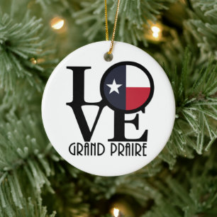 Adorno De Cerámica LOVE Grand Prairie Texas