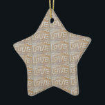 Adorno De Cerámica Love Heart Sea Shell Beach Hearts Seashells Summer<br><div class="desc">Love Heart Sea Shell Beach Hearts Seashells Summer</div>
