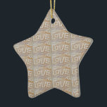 Adorno De Cerámica Love Heart Sea Shell Beach Hearts Seashells Summer<br><div class="desc">Love Heart Sea Shell Beach Hearts Seashells Summer</div>