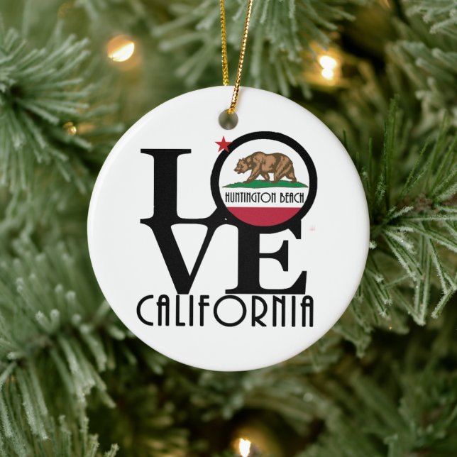 Adorno De Cerámica LOVE Huntington Beach (Árbol)