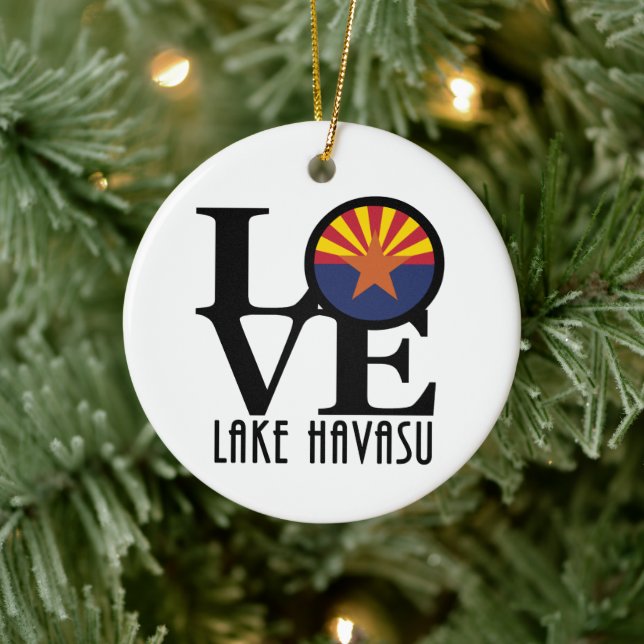 Adorno De Cerámica LOVE Lake Havasu (Árbol)