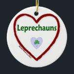 Adorno De Cerámica Love Leprechauns<br><div class="desc">Irlandés o no,  ¡únete a la mañana y feliz Día de San Patricio! Celebra el día y comparte las festividades con estos diseños de la canción Blue Beach,  dichos irlandeses,  bendiciones y proverbios...  ¡y que tu casa siempre sea demasiado pequeña para albergar a todos tus amigos!</div>