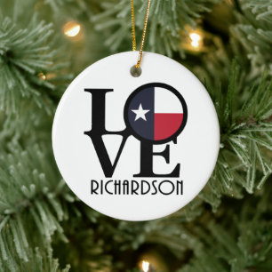 Adorno De Cerámica LOVE Richardson Texas