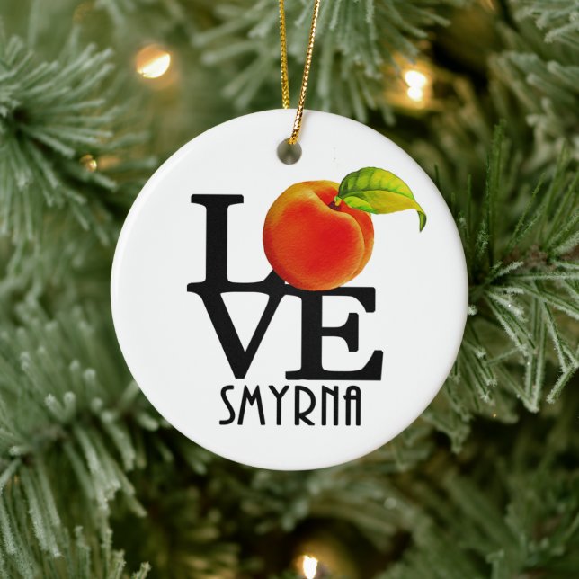 Adorno De Cerámica LOVE Smyrna Georgia (Árbol)