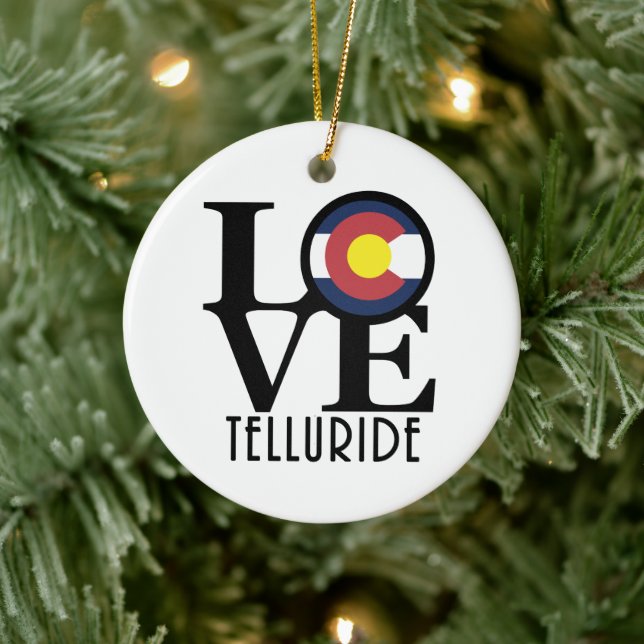 Adorno De Cerámica LOVE Telluride (Árbol)