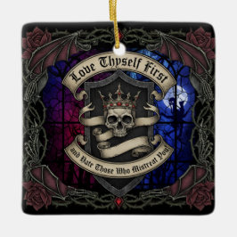 Adorno De Cerámica Love Thyself First