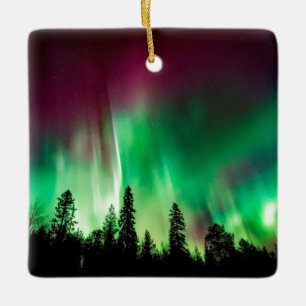 Adorno De Cerámica Luces boreales de Aurora