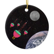 Luces de burbuja en el espacio