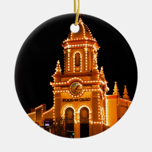 Adorno De Cerámica Luces de la plaza (Frente)