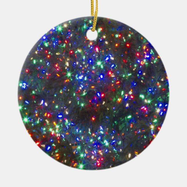 Adorno De Cerámica Luces de navidad, Portland, Oregón (Frente)