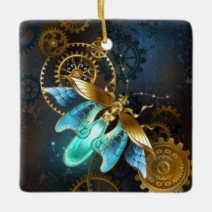 Adorno De Cerámica Luciérnaga de Steampunk