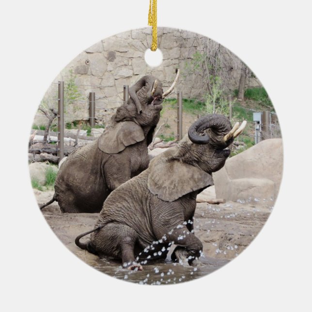 Adorno De Cerámica Lucky and Kimba 2014 (Atrás)