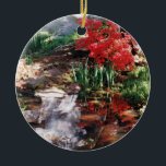 Adorno De Cerámica Lugar de curación y cascada de curación<br><div class="desc">Lugar de curación y cascada de curación</div>