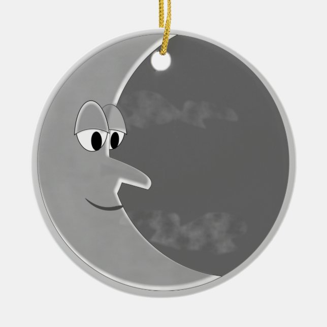 Adorno De Cerámica Luna (Frente)