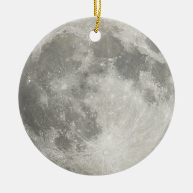 Adorno De Cerámica Luna (Frente)