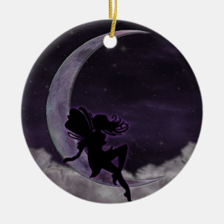 Adorno De Cerámica Luna de hadas