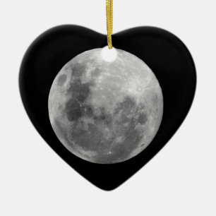 Adorno De Cerámica Luna Llena