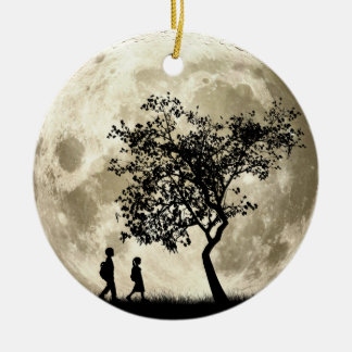 Adorno De Cerámica Luna llena