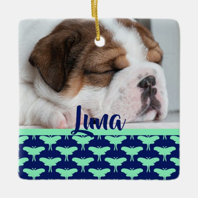 Adorno De Cerámica Luna Moth (Anverso)