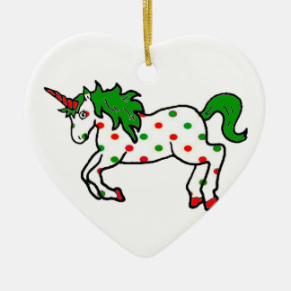 Adorno De Cerámica Lunar Unicornament
