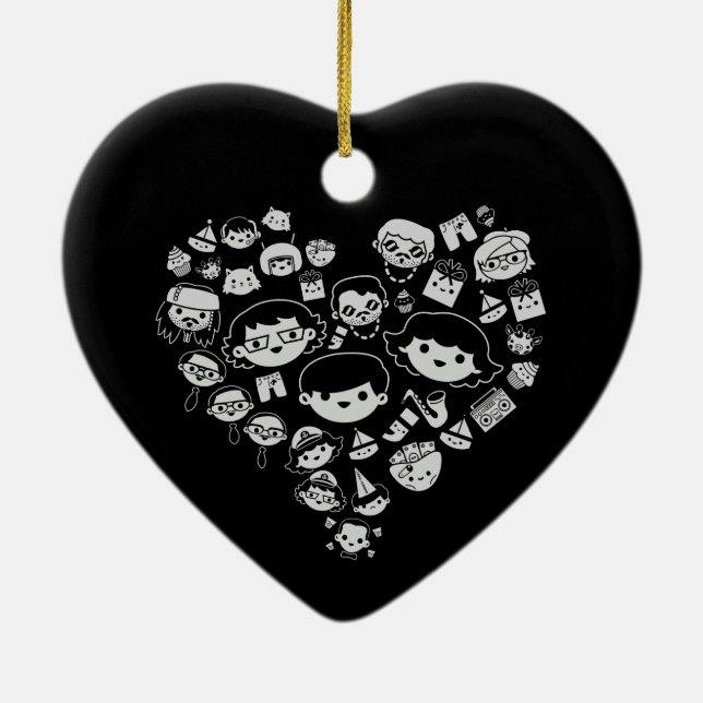 Adorno De Cerámica Luv 2 (Atrás)